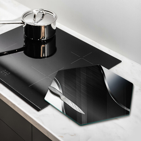 Steklena podloga za rezanje Kovinska abstrakcija