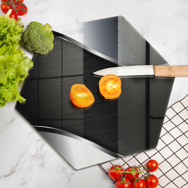 Steklena podloga za rezanje Kovinska abstrakcija