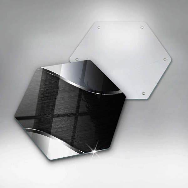 Steklena podloga za rezanje Kovinska abstrakcija