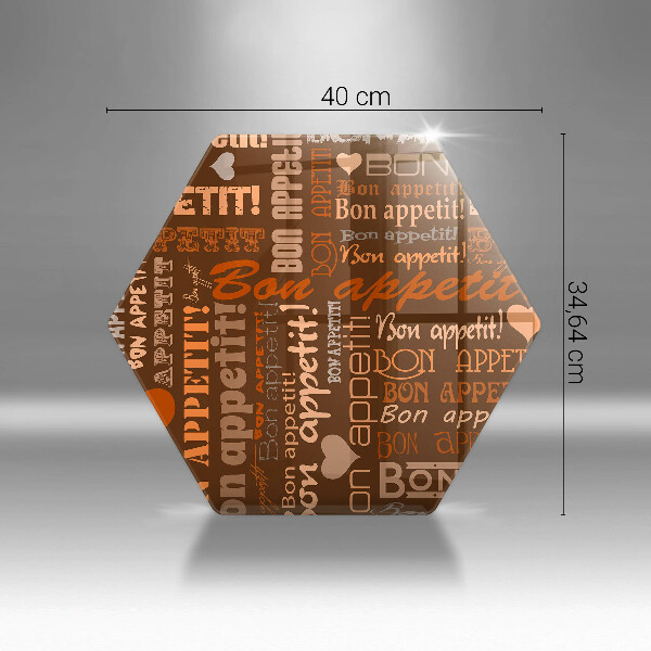 Steklena podloga za rezanje Bon appetit podnapisi