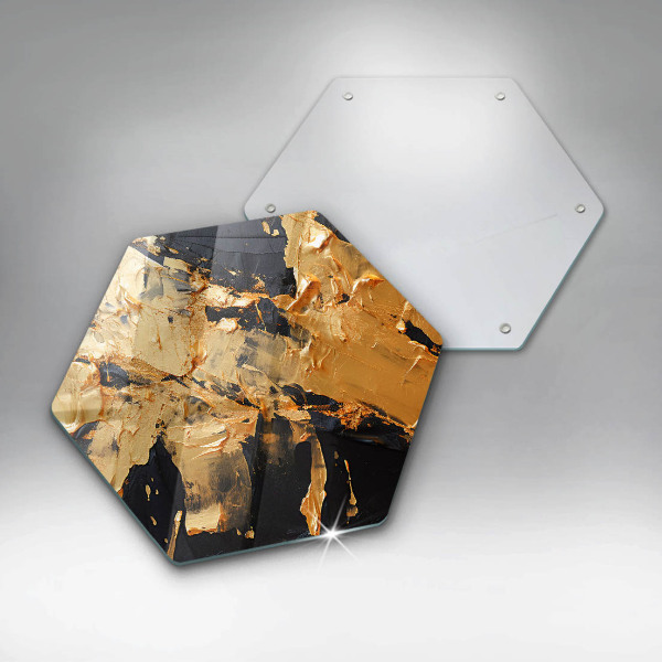 Steklena podloga za rezanje Elegantna tekstura barve