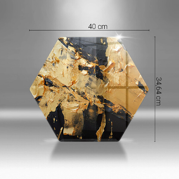 Steklena podloga za rezanje Elegantna tekstura barve