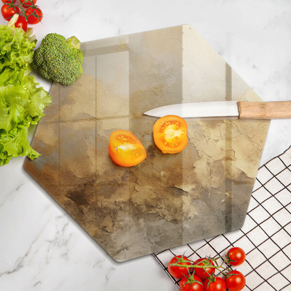 Steklena podloga za rezanje Bogata tekstura