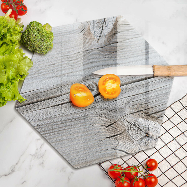 Steklena podloga za rezanje Svetla lesena struktura