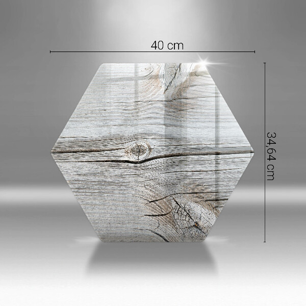 Steklena podloga za rezanje Svetla lesena struktura