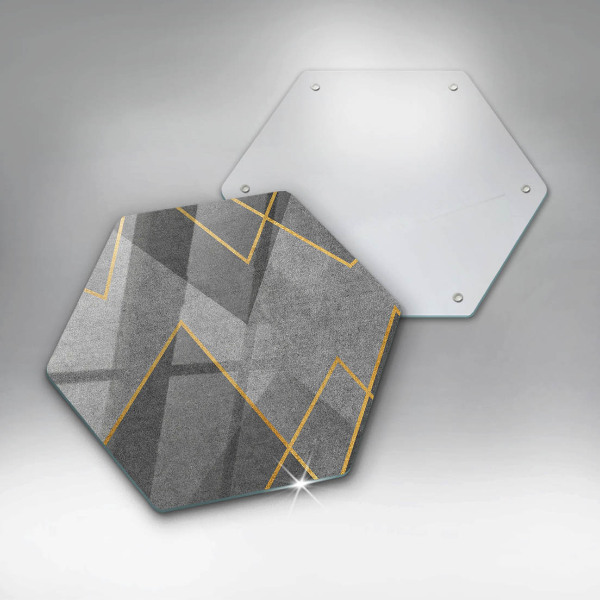 Steklena podloga za rezanje Ostre oblike