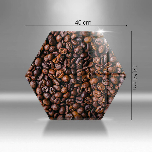 Steklena podloga za rezanje Kavna zrna