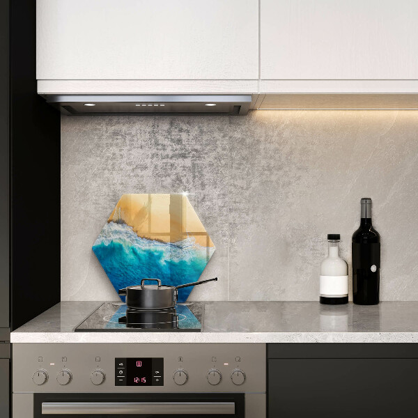 Steklena podloga za rezanje Plaža in morje