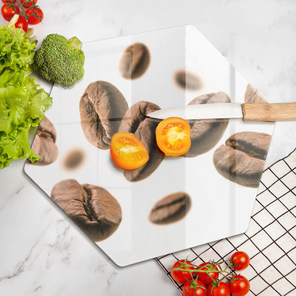 Steklena podloga za rezanje Kavna zrna