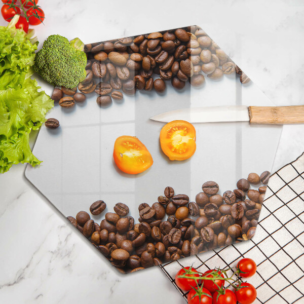 Steklena podloga za rezanje Kavna zrna