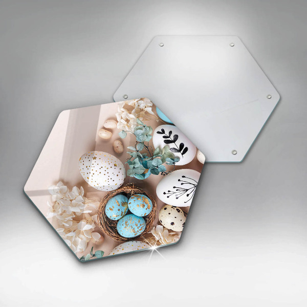 Steklena podloga za rezanje Velikonočni okraski