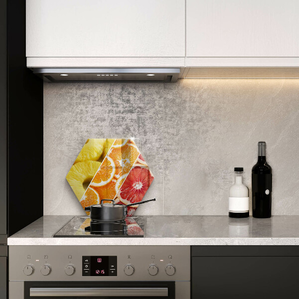 Steklena podloga za rezanje Pisano sadje