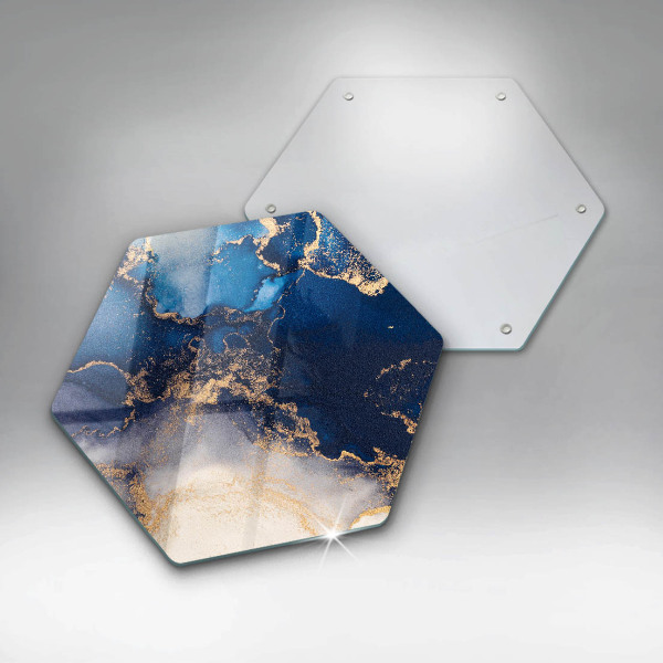 Steklena podloga za rezanje Marmorna abstrakcija