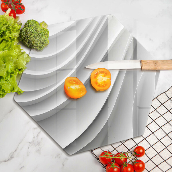 Steklena podloga za rezanje Geometrijske črte