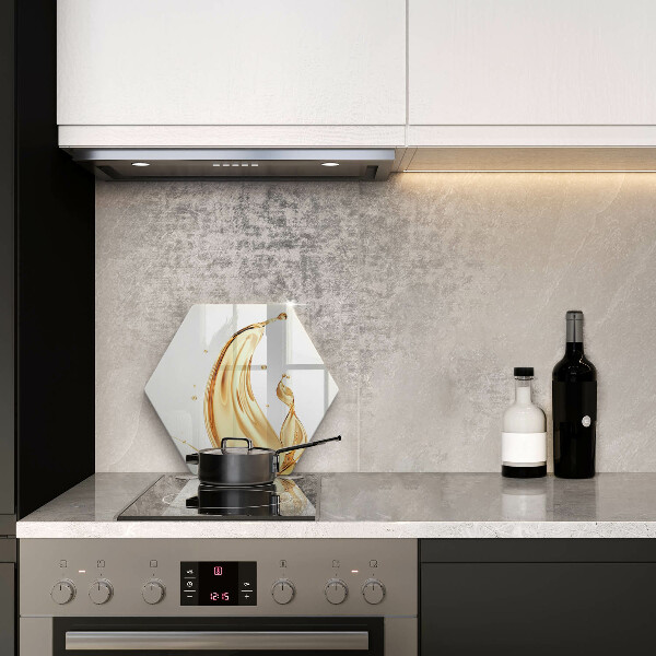 Steklena podloga za rezanje olivno olje