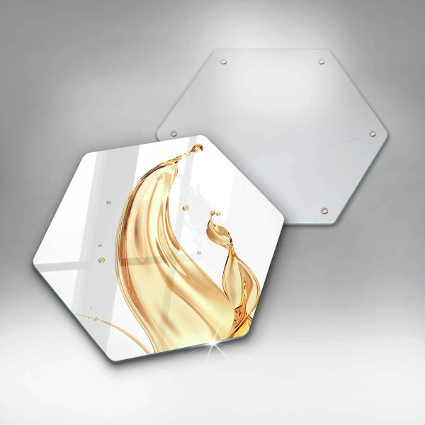 Steklena podloga za rezanje olivno olje