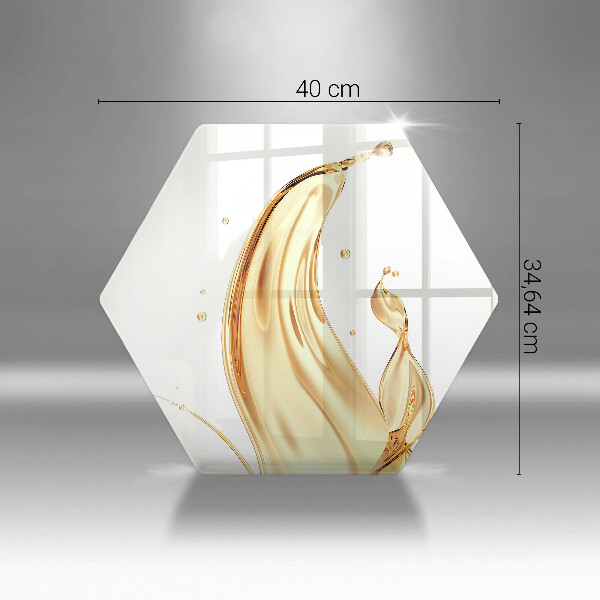 Steklena podloga za rezanje olivno olje