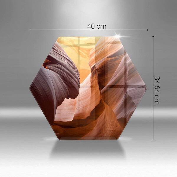 Steklena podloga za rezanje veliki kanjon