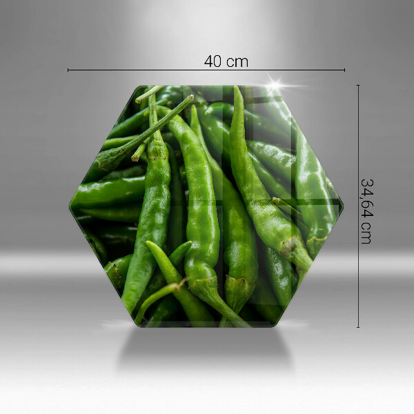 Steklena podloga za rezanje Grahovi stroki