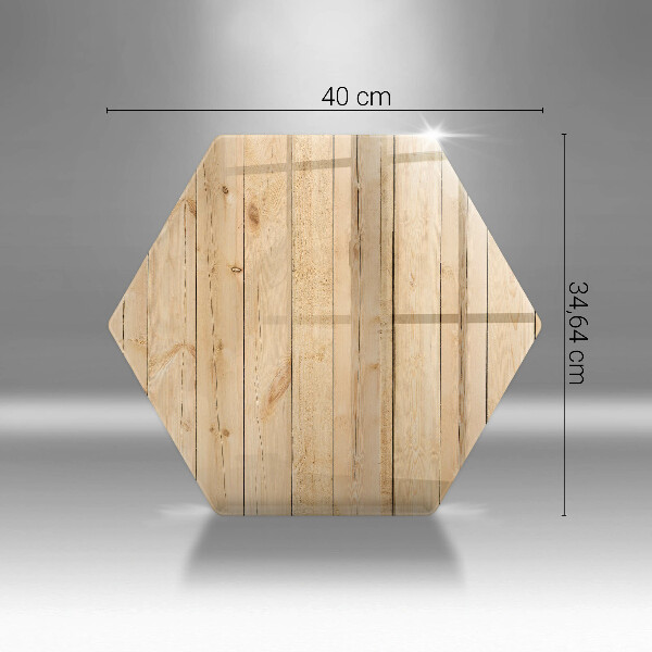 Steklena podloga za rezanje Občutljive lesene deske