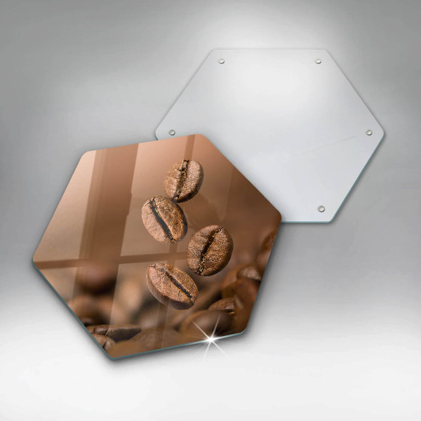 Steklena podloga za rezanje Kavna zrna