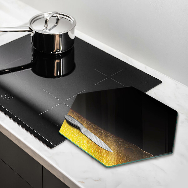 Steklena podloga za rezanje Gazirano pivo