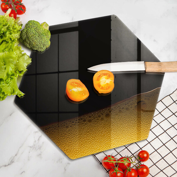 Steklena podloga za rezanje Gazirano pivo