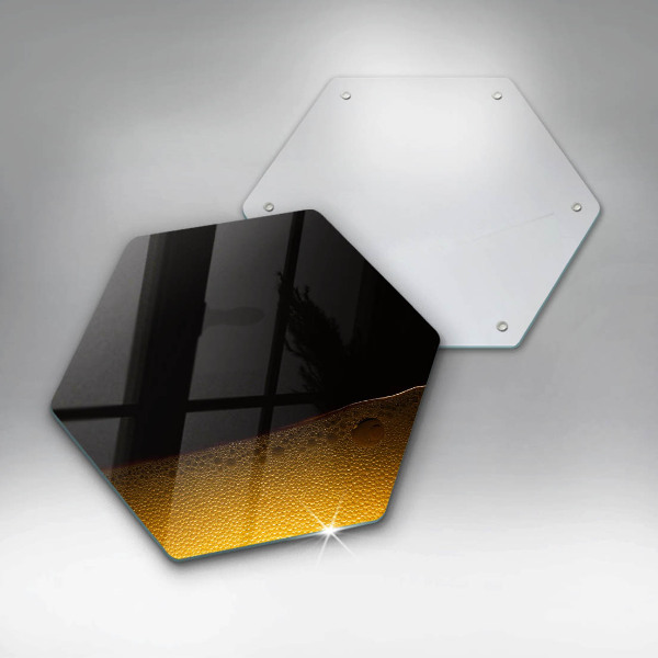 Steklena podloga za rezanje Gazirano pivo