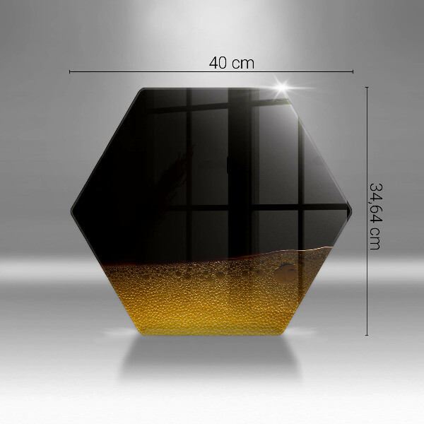 Steklena podloga za rezanje Gazirano pivo
