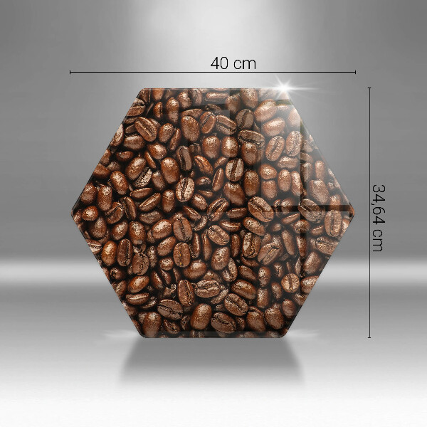 Steklena podloga za rezanje Kavna zrna