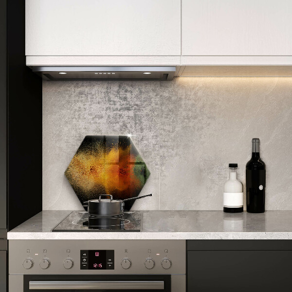 Steklena podloga za rezanje Pisane začimbe