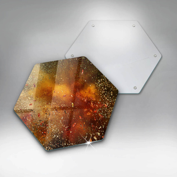 Steklena podloga za rezanje Pisane začimbe