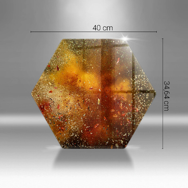 Steklena podloga za rezanje Pisane začimbe