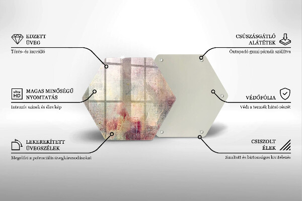 Steklena podloga za rezanje Barva teksture ozadja