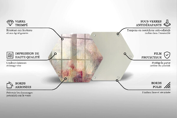 Steklena podloga za rezanje Barva teksture ozadja