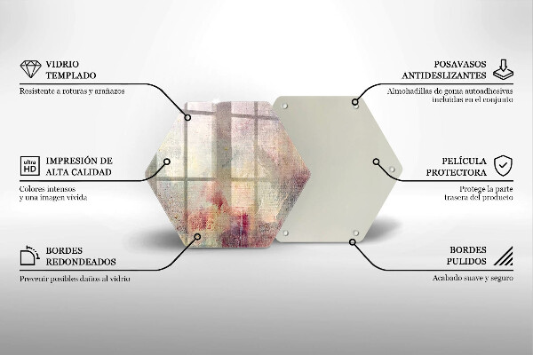 Steklena podloga za rezanje Barva teksture ozadja