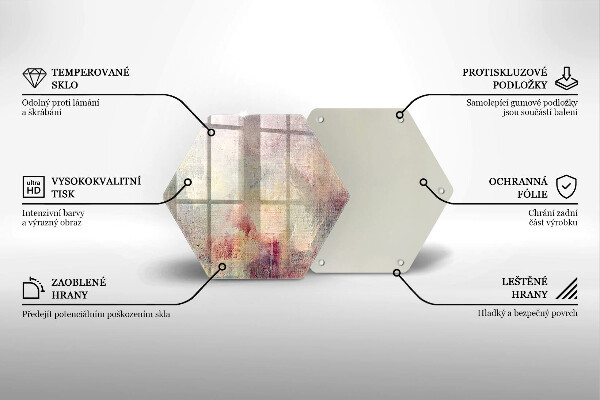 Steklena podloga za rezanje Barva teksture ozadja