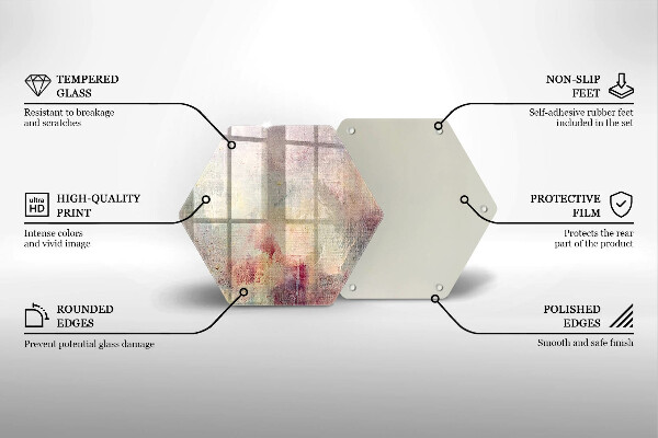 Steklena podloga za rezanje Barva teksture ozadja