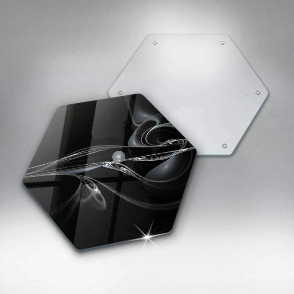 Steklena podloga za rezanje Moderna abstrakcija