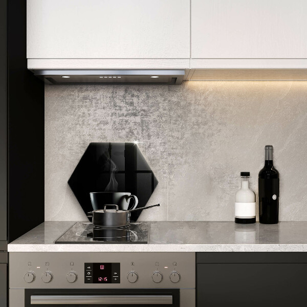 Steklena podloga za rezanje Skodelica čaja