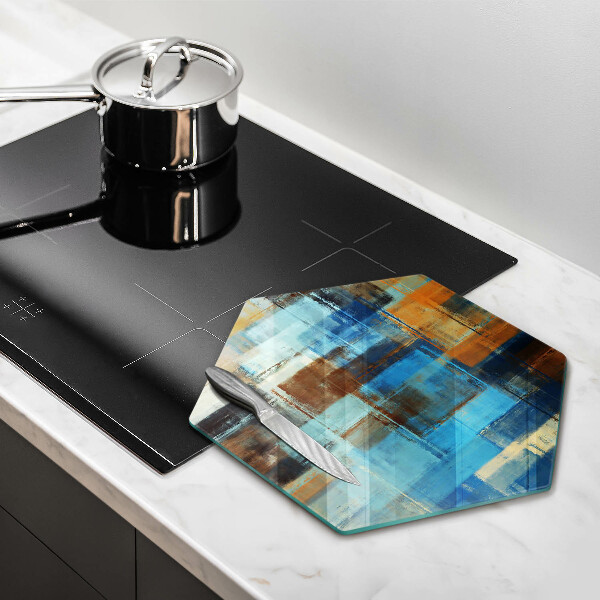 Steklena podloga za rezanje Poslikano ozadje