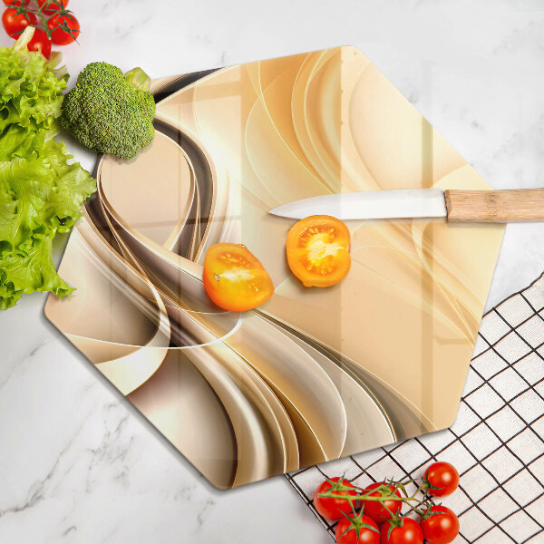 Steklena podloga za rezanje Abstrakcija dima