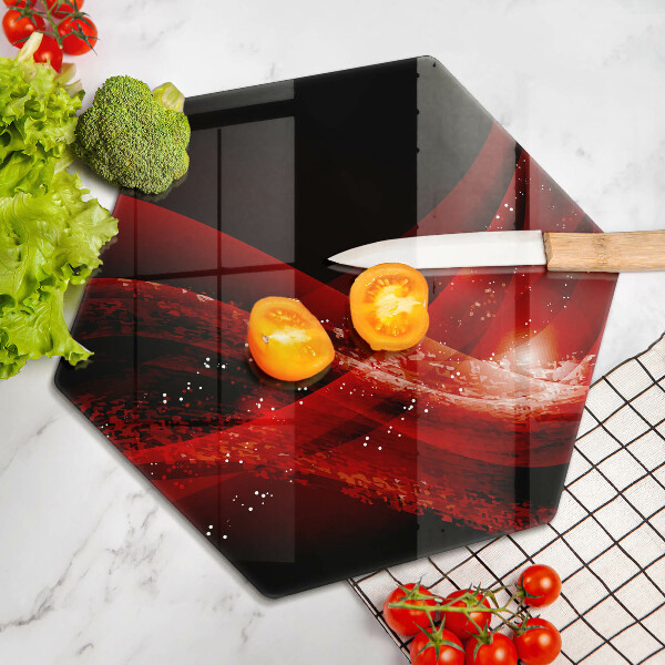 Steklena podloga za rezanje Moderna abstrakcija