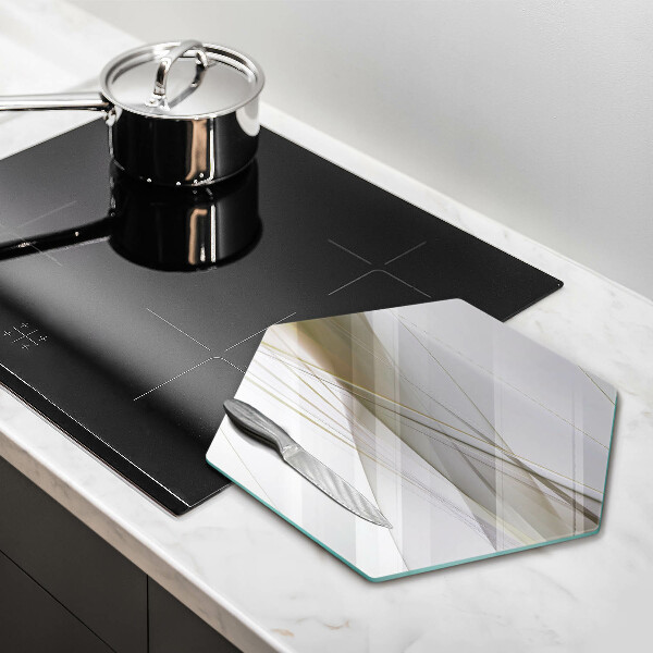 Steklena podloga za rezanje Oblikovanje abstraktnih črt