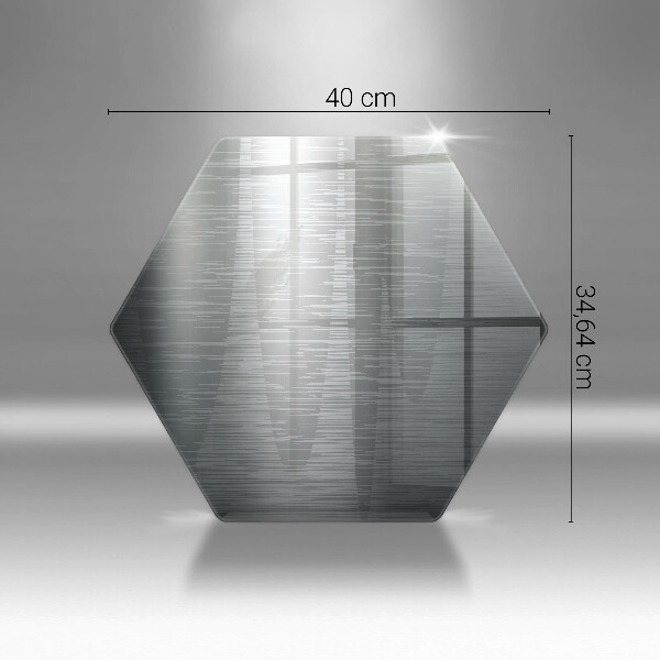 Steklena podloga za rezanje Kovinska tekstura