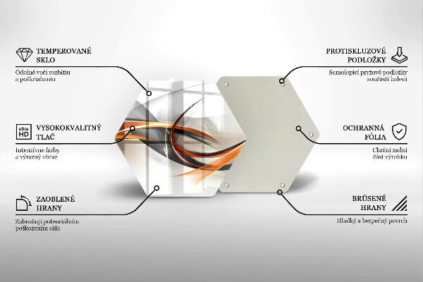 Steklena podloga za rezanje Moderne oblike