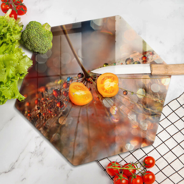 Steklena podloga za rezanje Moker regrat