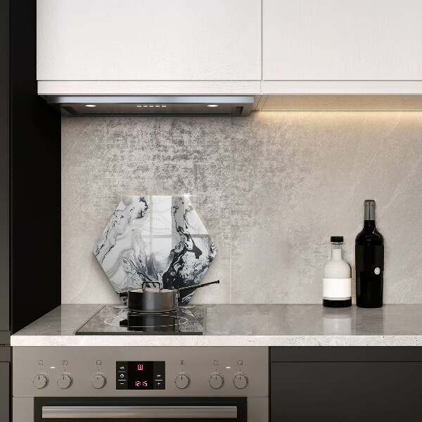 Steklena podloga za rezanje Abstrakcija črnila