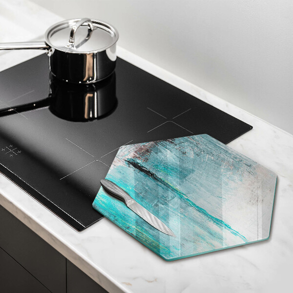 Steklena podloga za rezanje Pobarvaj abstrakcijsko ozadje