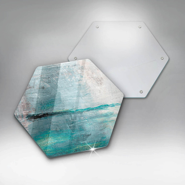 Steklena podloga za rezanje Pobarvaj abstrakcijsko ozadje